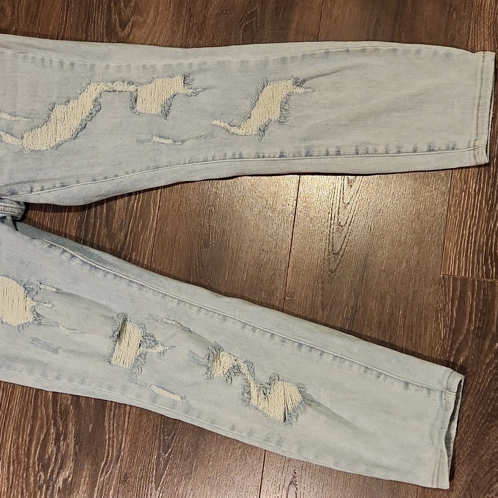 ❤️ JUDY BLUE HIGH RISE TUMMY CONTROL DISTRESSED SKINNY JEANS, 18W (34 WOMAN) - Picture 6 of 10